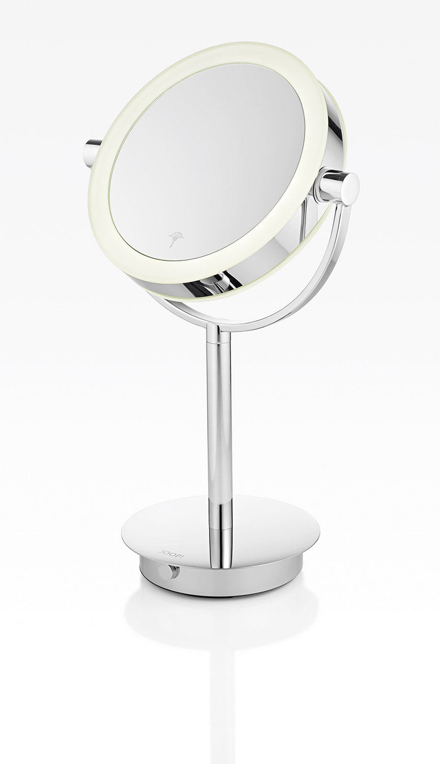 details zu joop! chromeline stand kosmetikspiegel led beleuchtet edler  luxus look!